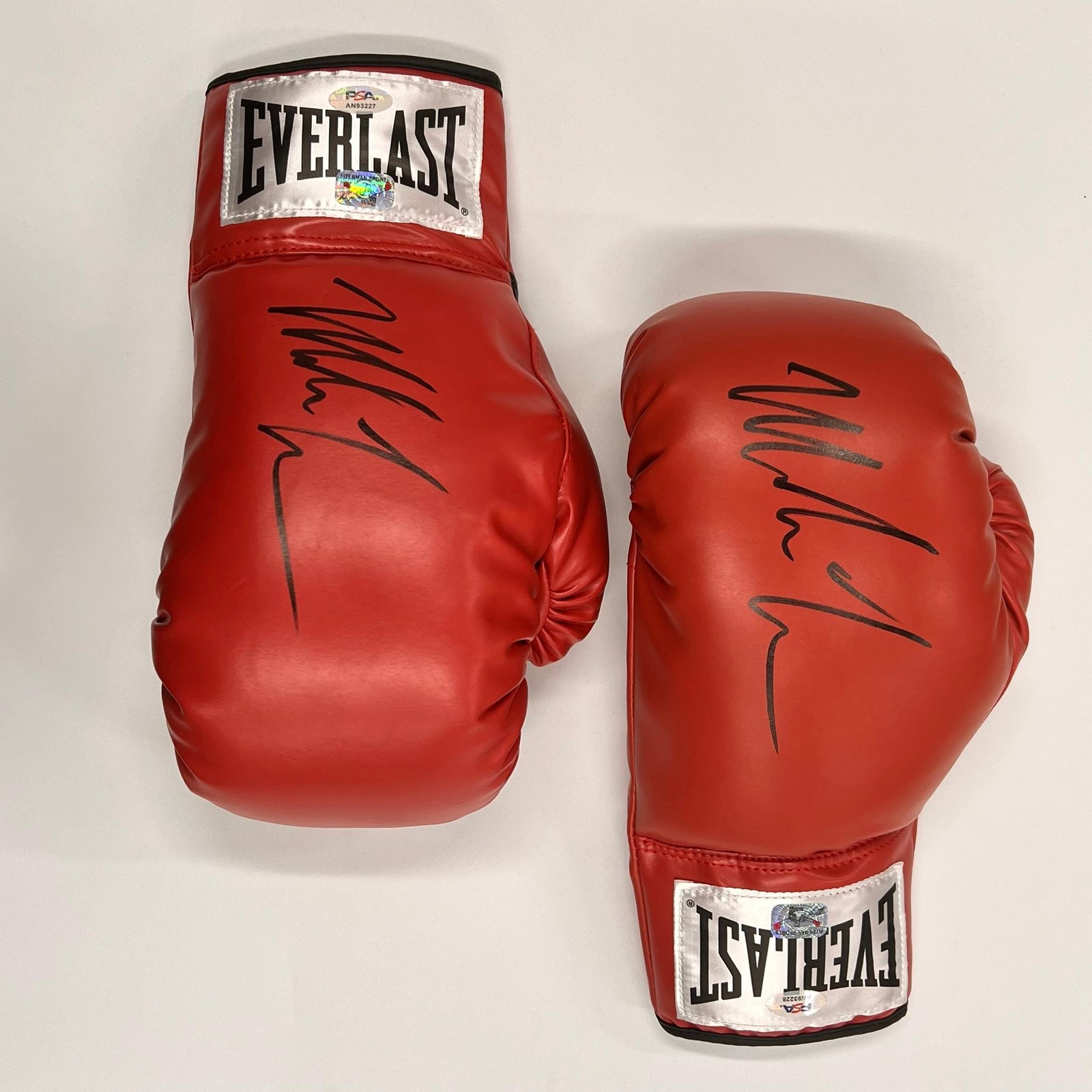 Mike Tyson Signed Pair of Boxing Gloves PSA/DNA view 2