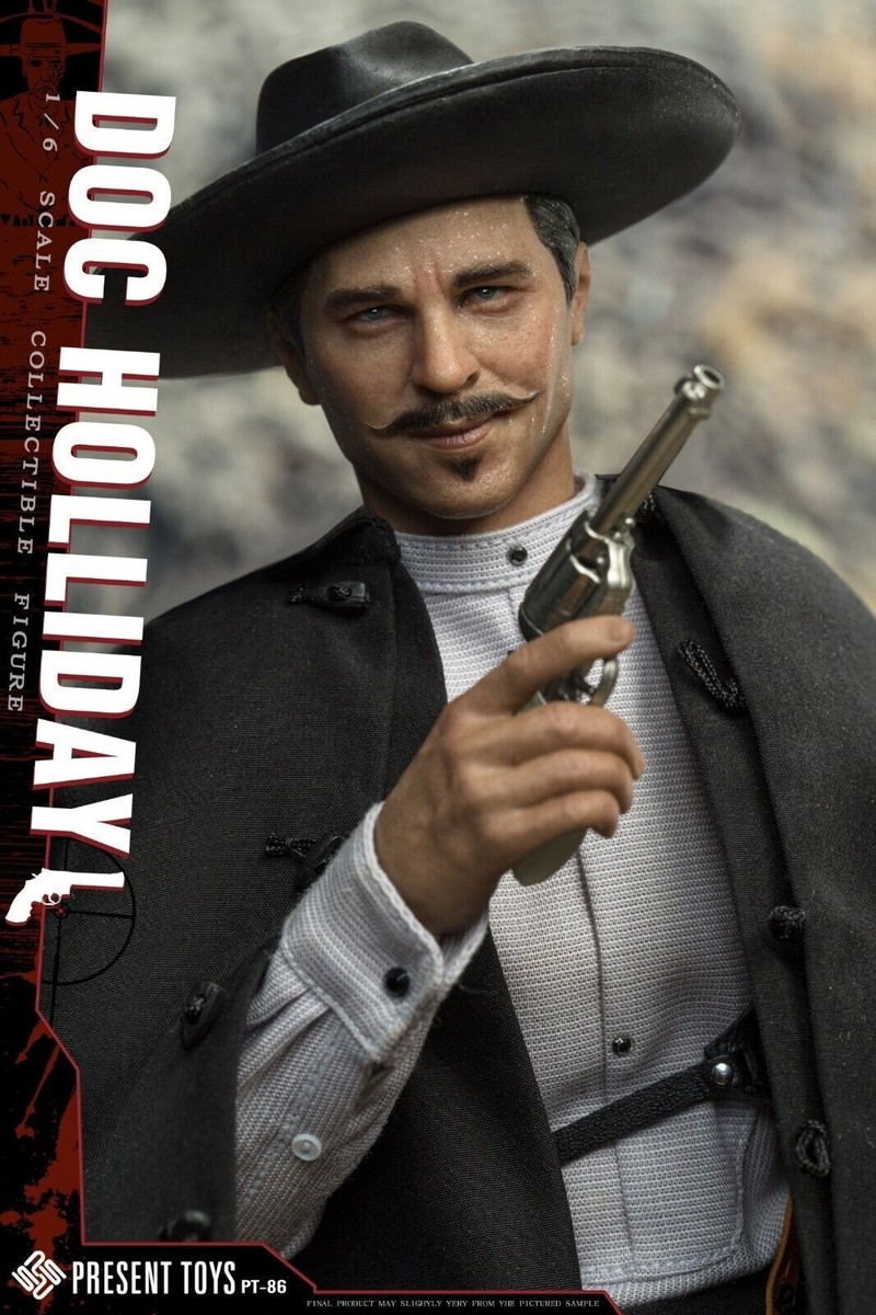 PRESENT TOYS 1/6 レジェンダリー・ガンナー PT-sp86 New PRESENT TOYS PT-sp86 1/6 Legendary Gunner Doc Holliday 12