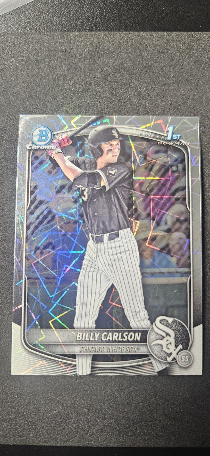 2025 Bowman Draft Chrome Billy Carlson #BDC-10 1st Bowman Lazer Refractor