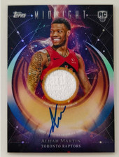 Alijah Martin 2025-26 Topps Midnight RPA Auto Patch Rookie Jersey RC #RJA-AM
