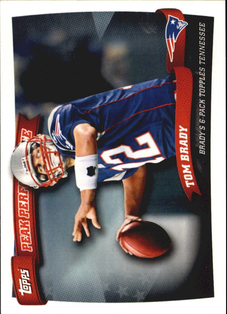 2010 Topps Peak Performance #PP7 Tom Brady - FB