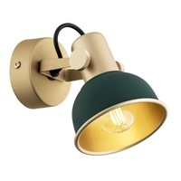 Moderne Wandleuchten GrüN Gold 1X7W/E14 IP20 - Perfekt FüR Hausbeleuchtung