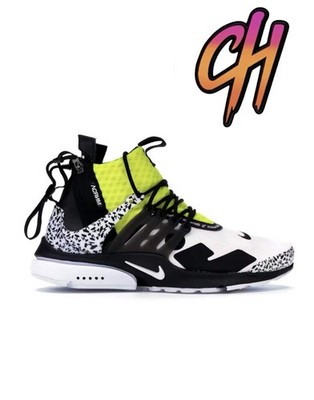 Size 13 - Nike Acronym x Air Presto Mid Dynamic Yellow