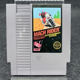 Mach Rider 5-Screw Version W/Hang tab (NES) - Authentic CIB Great Condition