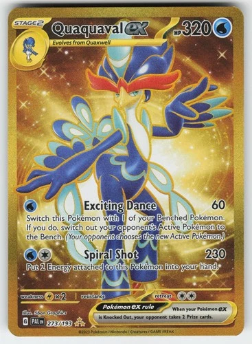 Quaquaval ex 273/193 Hyper Rare Paldea Evolved Pokemon Near Mint