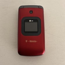 LG GS170 - Red T-Mobile Cellular Flip Phone - Works  Holds Charge