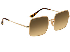 RAY BAN RAY-BAN Women's RB1971 914751 54 Square Sunglasses Gold/ Gradient Brown