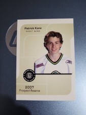 Patrick Kane 2007 - Glare - Prospect Reserve - Rookie Card Chicago Blackhawks. rookie card picture
