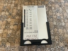 TOSHIBA RP-S9 AM/FM STERIO RADIO WITH CLIP ON CASE