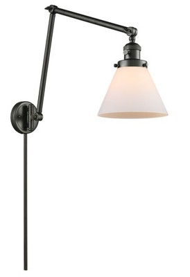 Innovations Lighting 238 Large Cone 1 Light 30'' Tall Plug-In Wall - MultiColor