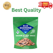 Blue Diamond Bold Wasabi Soy Sauce Almonds 25 oz Flavored Snack Nuts