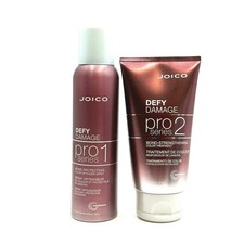 Joico Defy Damage Pro-Series Bond-Protecting Spray 3.75 oz  Treatment 5.1 oz Du