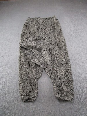 Harem Pants Plus Collection One-Size Boho Hippie Chic Pants Elastic Waist EUC