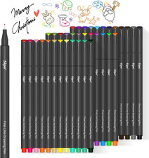 36 Colored Fineliner Pens for Journaling, 0.38Mm Fine Point Tip Drawing Planner