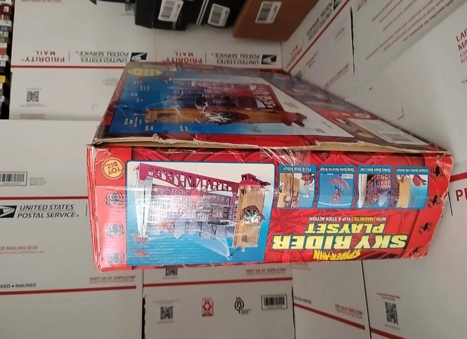 Vintage 2002 Spider-Man Sky Rider Playset Toy Biz rare  no Spider-Man figure  - Image 2 of 4