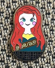 Disney Nesting Dolls Merida Brave Pin Matryoshka Mystery Set