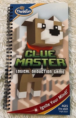 CLUE MASTER by Thinkfun~ Logical Deduction Game~VERY GOOD Condition ~Ages 8+