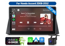 For 2008-2012 Honda Accord HAC2X7A 10.1" Android 14 4 64G Car Stereo GPS CarPlay