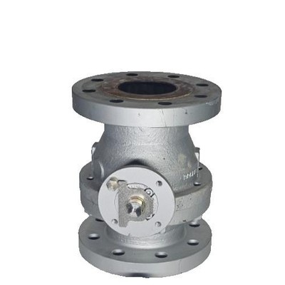 Argus Flowserve FK79 793956 4'' ID, 10'' Flanged Plug Ball Valve, 300# CF8M
