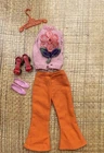 Vintage Barbie Skipper “Rolla Scoot”  Outfit #1940 Complete skates w straps