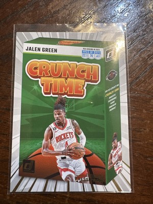2023-24 Donruss #9 Jalen Green Crunch Time Press Proof A805