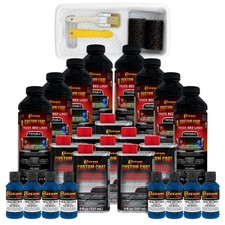 Blue Metallic 2 Gallon Urethane Truck Bed Liner Kit With Roller Kit Durable Blue Metallic 2 Gallon Urethane Truck Bed Liner Kit With Roller Kit Durable