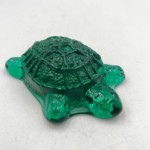 Blenko Green Glass Turtle Paperweight – Handcrafted Studio Art Glass 2020