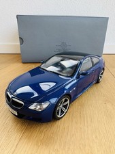 BMW M6 Coupé E63 1:18 Kyosho Interlagos Blau Met. Dealer Box