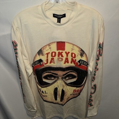 BrandMakers T-Shirt Men's Sz M Tokyo Japan Helmet Ikigai Racing Department Tee