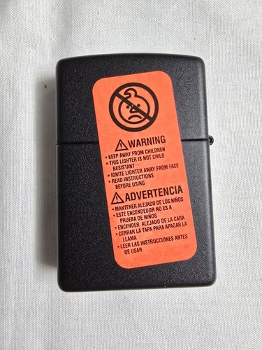 Zippo 2007 Kit Rae Vaelen Black Matte Lighter. NEW SEALED UNUSED. RARE - Picture 5 of 9