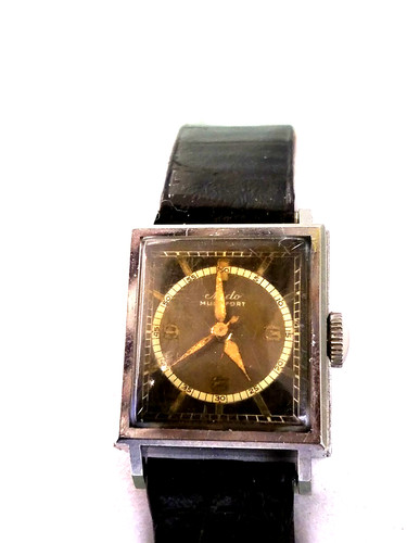 AUTHENTIC 100% MIDO MULTIFORT VINTAGE RARE WATCH 1940's SWISS MADE