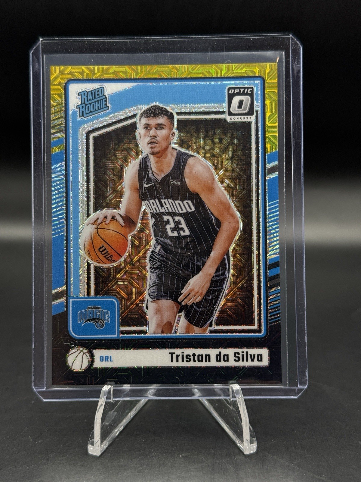 2024-25 Donruss Optic Rated Rookie Choice Black Gold #260 Tristan da Silva RC /8