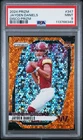 2024 PANINI PRIZM JAYDEN DANIELS #347 ORANGE DISCO PRIZM ROOKIE PSA 9