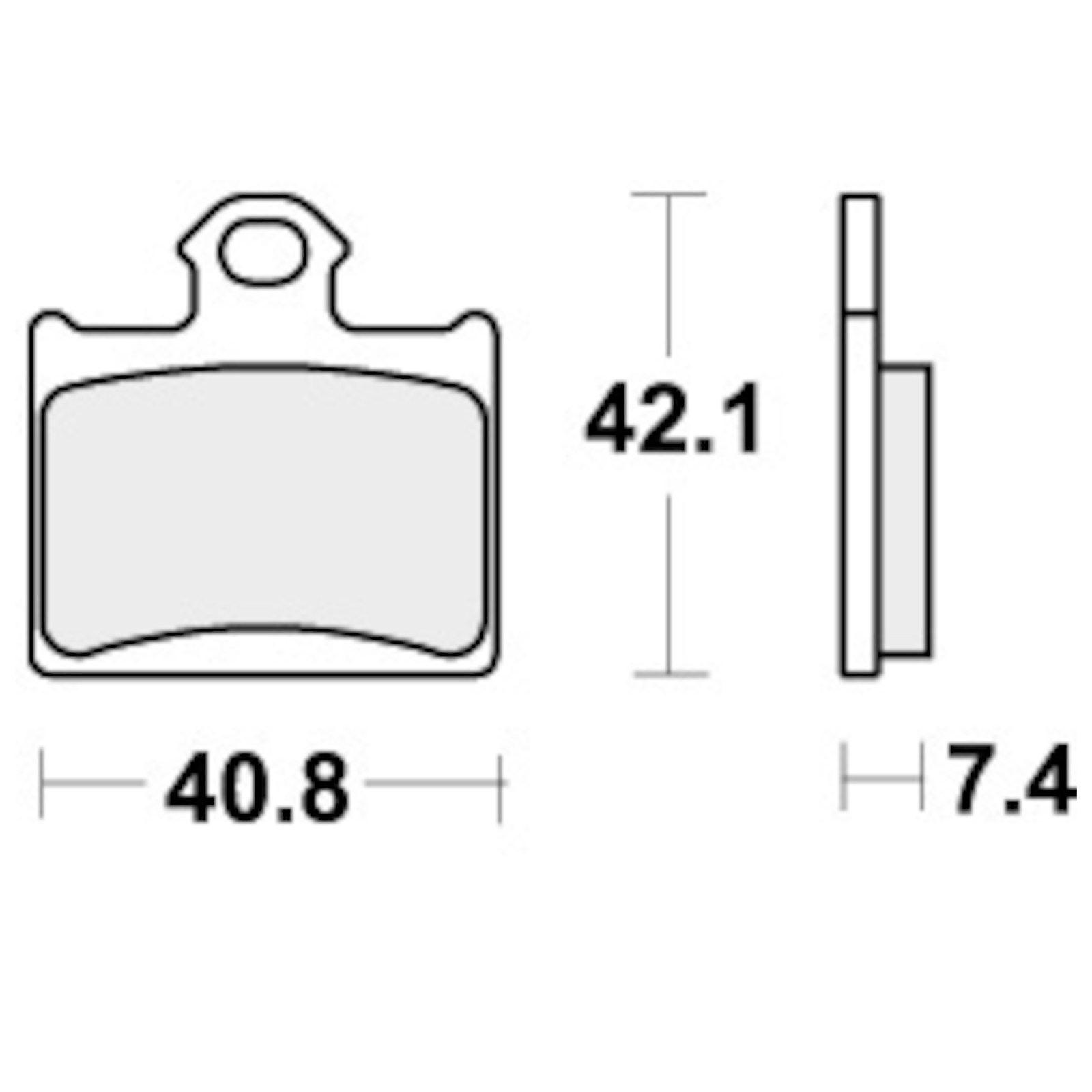 Brake Pads for KTM 350 FREERIDE E 2013-2014 Rear Off Road SBS