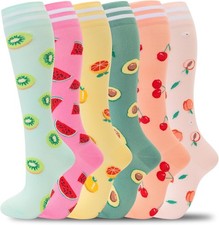 Compression Socks for Women Men Support Circulation 6 Pairs Socks For Nurse