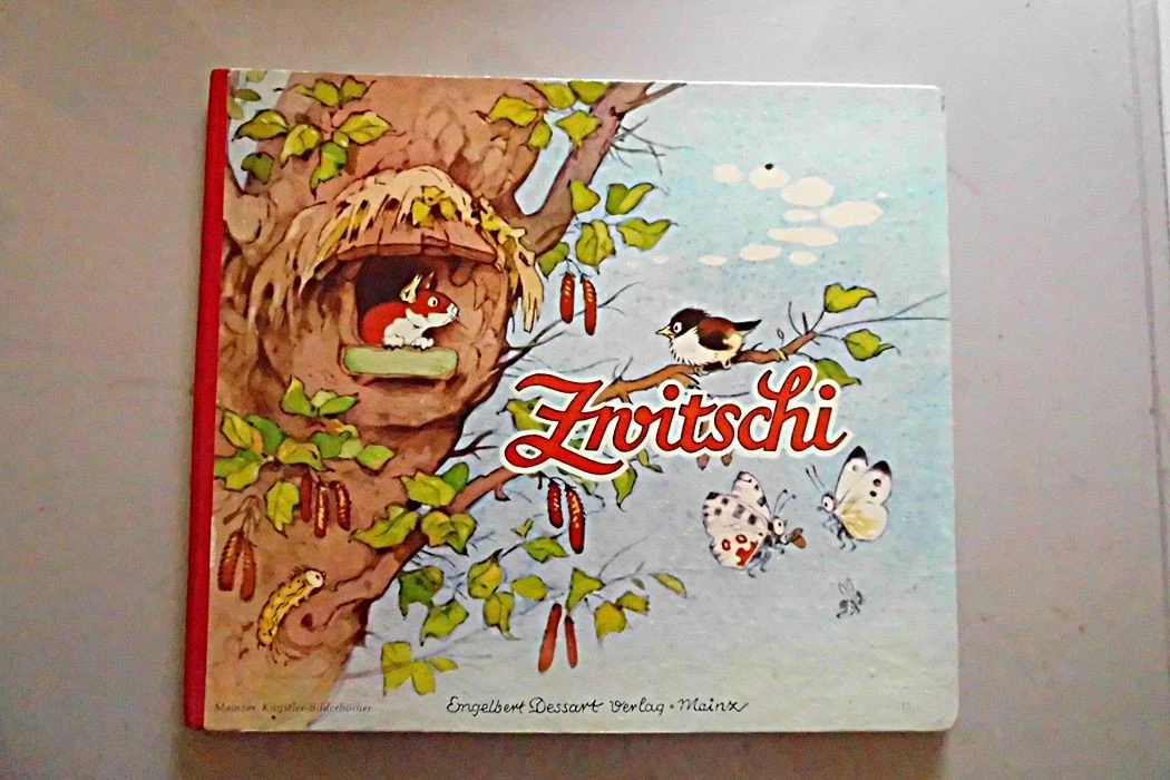 Livre Pour Enfants « Le Petit Nid Coloré » – Fritz Baumgarten & Adolf Holst – Édition 1940 – Occasion