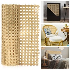 1 Feet 18'' Width Natural Cane Webbing Rattan Roll Caning 1 Feet, Beige