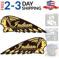 10pcs Indian Motorcycles Sticker War Bonnet Helmets Decal for Windows Car Mir...