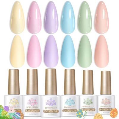 Born Pretty Pastel Gel Nail Polish Set Spring Summer Gel Polish Macaron Candy...