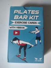 Fiti Dare Pilates Bar Kit Full Deck Exercise Cards