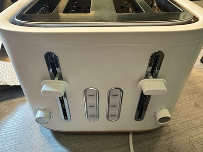 Cookworks T3225BE Scandi Style 4-Scheiben-Toaster   weiß
