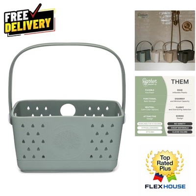 Versatile Baby Bath Caddy - Food Grade, Drainage System & Customizable Inserts