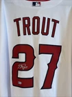 Mike Trout Signed #27 Angels Nike Authentic MLB XL Jersey With Authentication