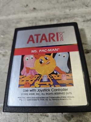 Ms. Pac-Man (Atari 2600, 1982) Cartridge Only 