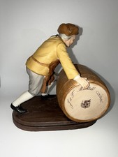 Vintage Martell Cognac Barrel Figurine - Colo...