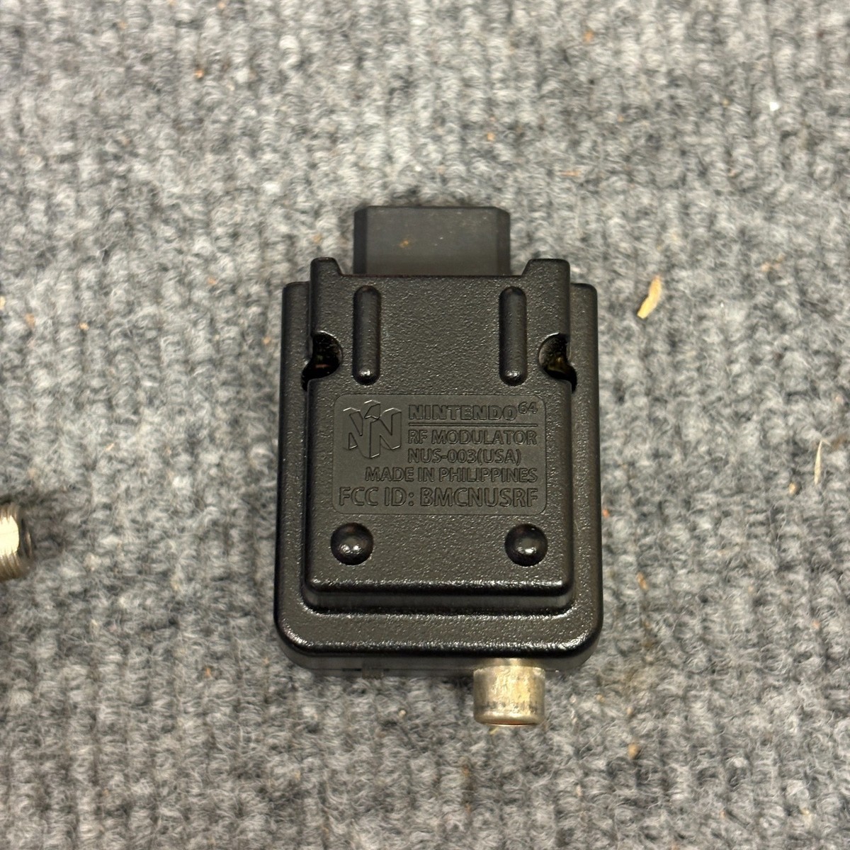 Nintendo 64 N64 OEM RF Switch RF Modulator CIB Box Vintage