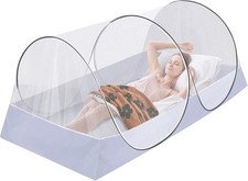 Extra Large Pop Up Mosquito Tent, Portable Foldable Mosquito Net for Bed Camp...