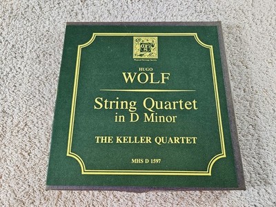 Hugo Wolf- String Quartet In D Major Barclay Crocker Reel to Reel Tape
