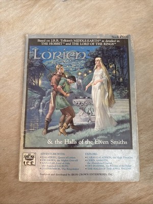 1986 ICE Middle Earth Role Play #3200 Lorien Supplement