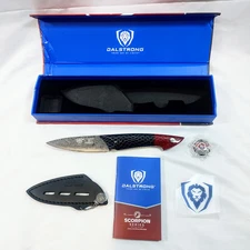Dalstrong Scorpion 4 in Paring Knife - Japanese V12 Ultra Steel - Black & Red